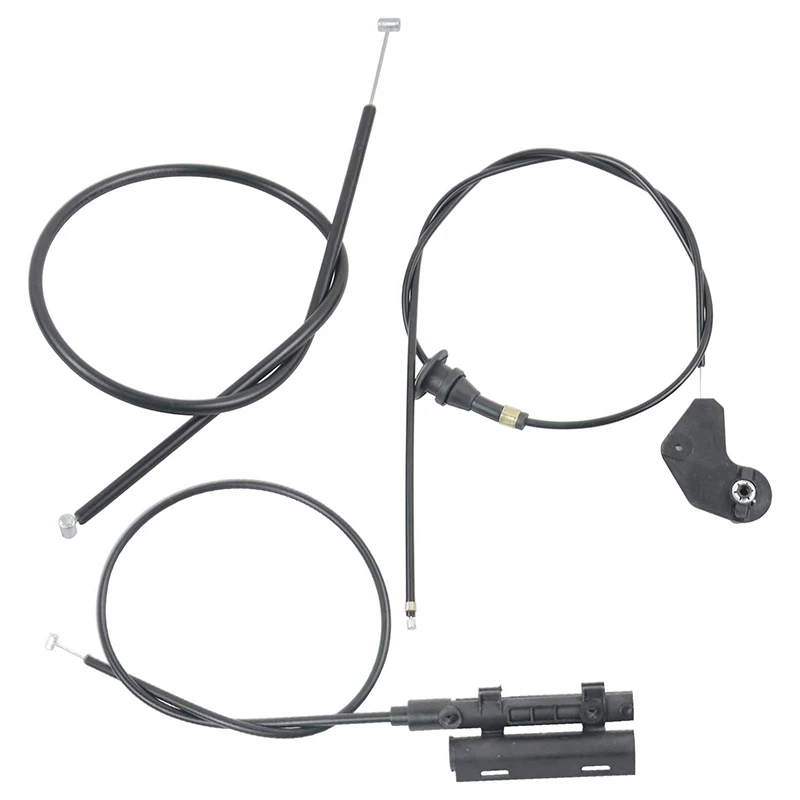 3PCS Car Engine Bowden Cable Hood Release Wire for BMW 5 Series E39 525I 530I 51238176595 51238190754 51238176596 car engine cable