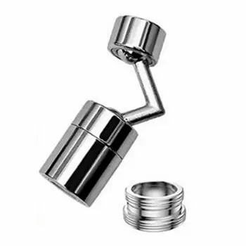 

360 Degree Universal Filtration Gargle Water Tap Kitchen Sink Faucet Large Angle Rotation Aerator Enclosure