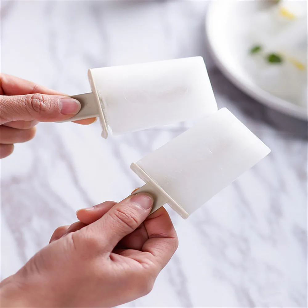 4 ячейки DIY Popsicle классическая форма для изготовления мороженого лоток производитель PP замороженный кубик льда леденец плесень кухня мороженое инструменты для приготовления пищи