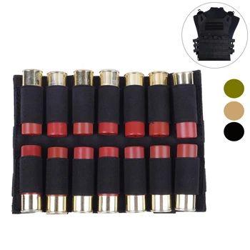 

Nylon Ammo Pouch Cartridge Belt Carrier Molle Shot gun Holder Case Tactical Vest Hunting Rifle Pouch cartucheras For 12 Gauge