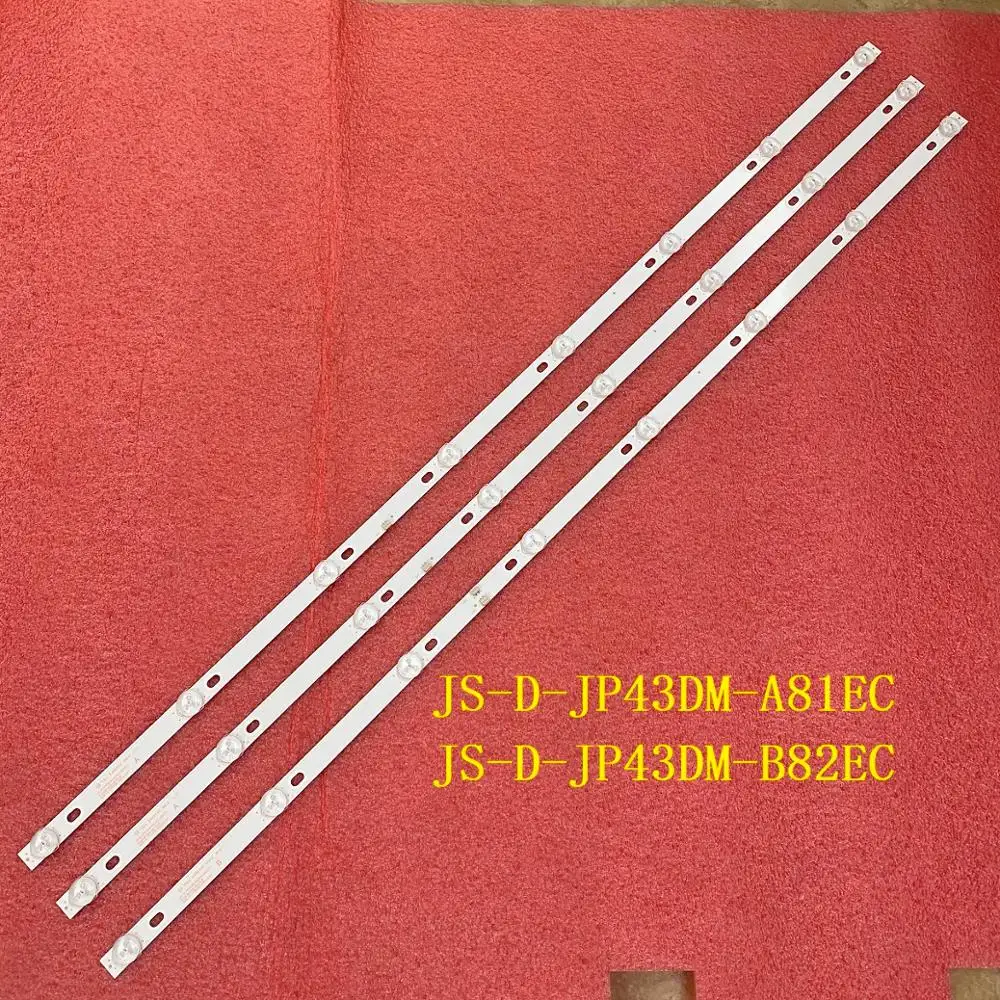 

3pcs/set LED backlight strip for JS-D-JP43DM-A81EC B82EC BBK 43LEM-1043/FTS2C 43LEM-5043/FTS2C 43LEX-5058/FT2C