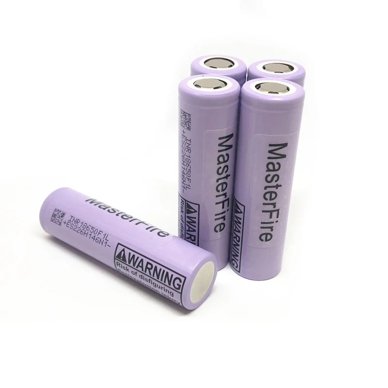 

MasterFire 20PCS/LOT New Genuine LG INR18650 F1L 18650 3.6V 3350mAh lithium battery rechargeable batteries maximum 5A discharge