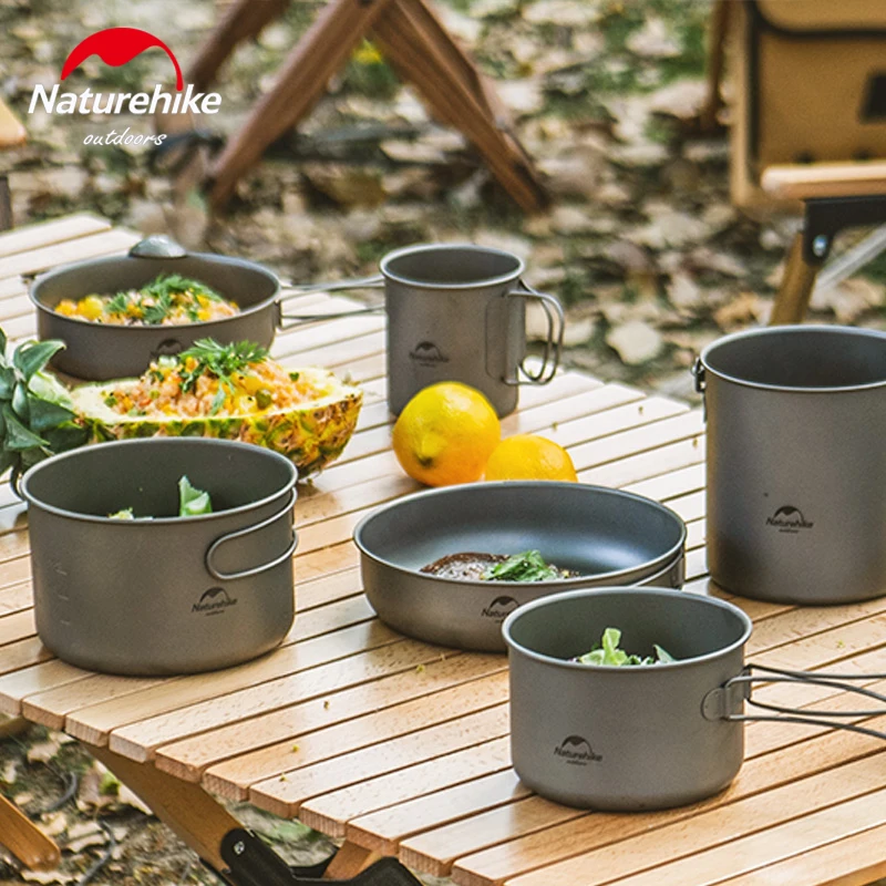 Naturehike Titanium Cookware Five Piece Set NH18T101-A