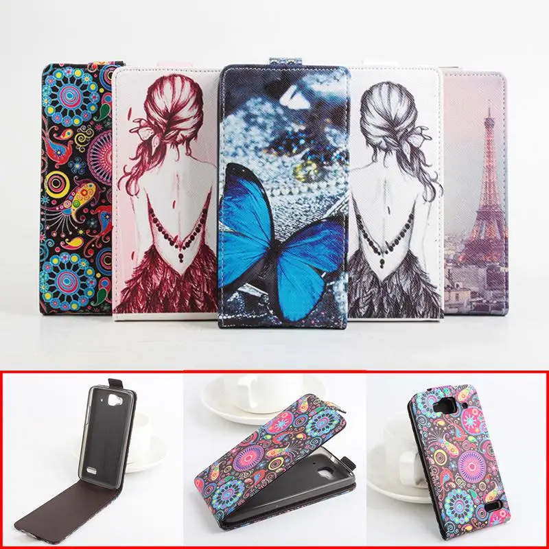 High Quality Pattern Leather wallet flip Alcatel One Touch Idol Mini 6012 Case Flip Cover Phone Free Ship. | Мобильные телефоны и