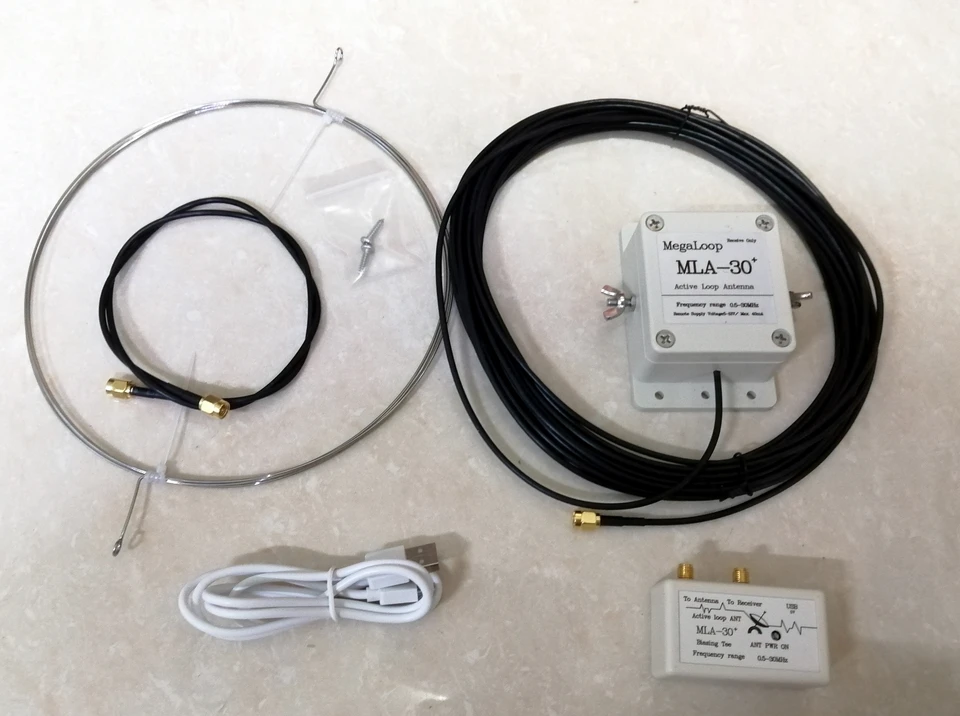 Antenna MLA30 Plus Magnetica Per Radiofrequenza 10KHz-30MHz - Passiva Per SDR E CB
