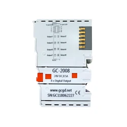 Module de contrôle intelligent Programmable, Modules d'e/s étendus avec Interface Rs232/485Can prenant en charge le Logo personnalisé, GCAN PLC 