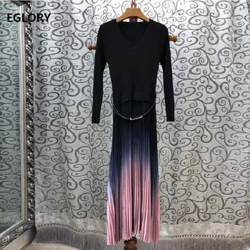 

Top Quality Brand Chinese Dress 2019 Autumn Party Vintage Dresses Women Luxurious Embroidery 3/4 Sleeve Mid-Calf Plus Size Dress