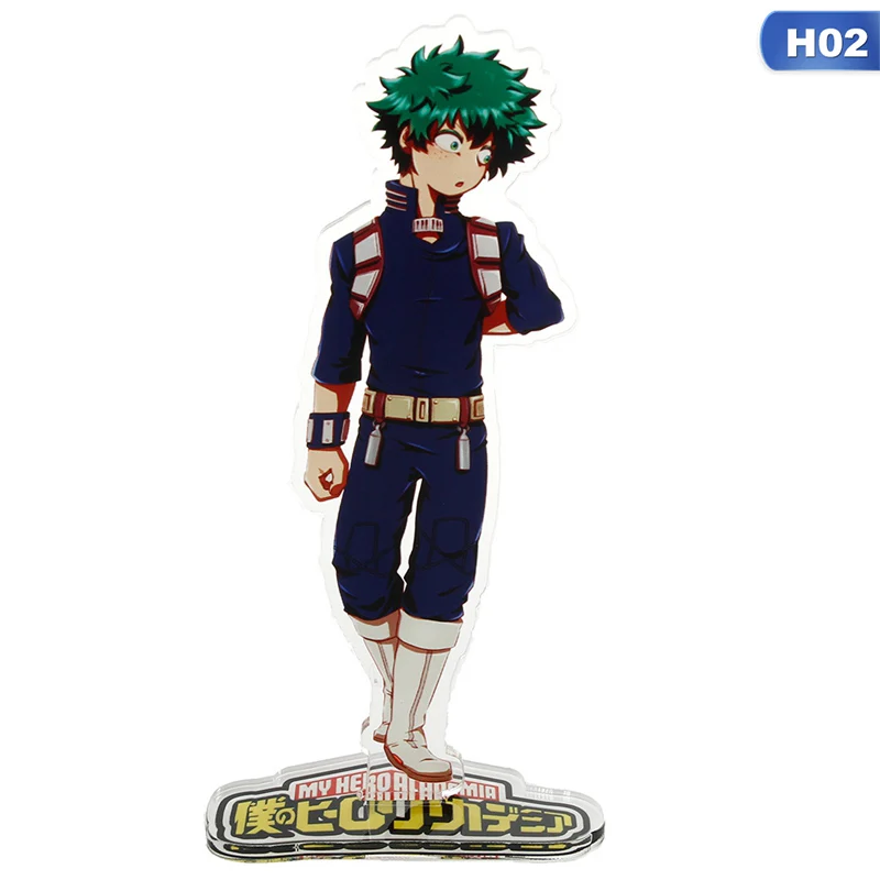2 Горячая аниме мой Boku No Hero Academy Midoriya Izuku Todoroki Shoto Косплей фигурка на акриловой подставке модель настольная Декор рождественские подарки - Цвет: 2