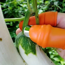 Cortador de polegar ferramentas de jardinagem tesouras de poda jardim colheita planta legumes separador dedo ferramenta multifunções cortador de cozinha