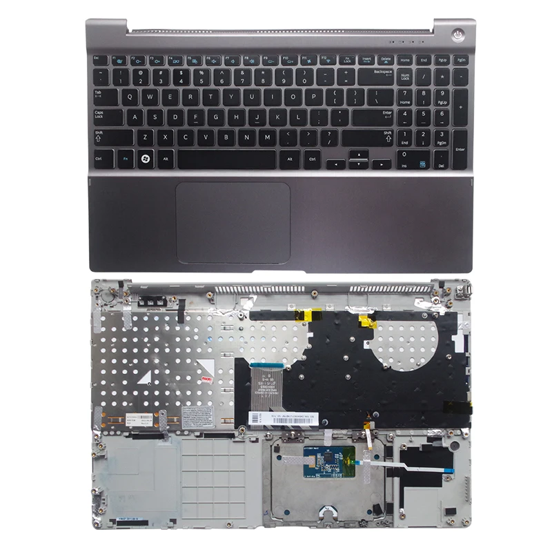 外壳 三星 C壳带键盘 US 银色 NP700Z5 NP700Z5A CKSXNP700Z5-A-1 正反面1