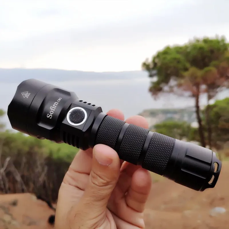 Мощный светодиодный фонарик C8G Cree XHP35 HI или SST40 фонарь 21700 лм с ATR 2 группы индикатор