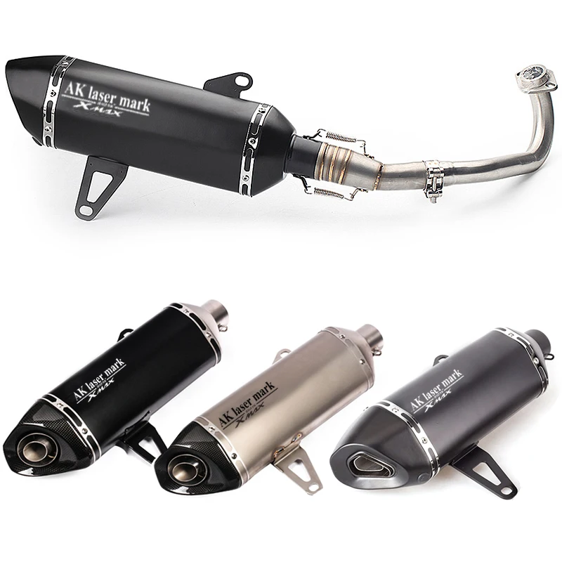 Sistema Di Scarico Moto Completo Marmitta Modificata Fuga Moto Tubo Db Killer Per Yamaha X-Max 250 300 Xmax 250 300 400 2017-2019