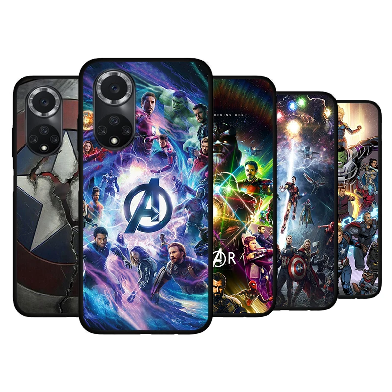 Силиконовый чехол с изображением супергероев Marvel для Huawei Nova 9 8 7 6 SE 5T 8i 7i 5Z 5 4 4E 3 3i 3E