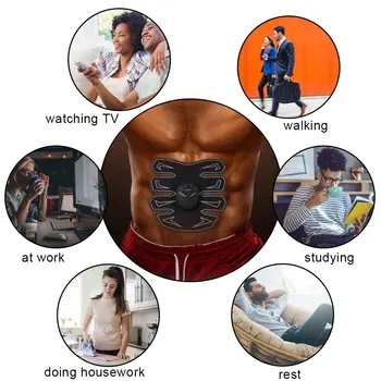 

EMS Wireless Muscle Stimulator Fitness Trainer Slimming Massager Unisex Electric Weight loss Body Slimming Massage New Arrival