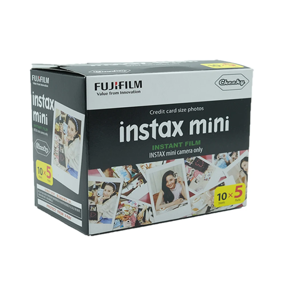 Пленка Fujifilm instax mini 10-50 листов Fuji 9 8 пленок с белыми краями для мгновенных мини 9 8 7s 25 50s 9 90 специально разработанная