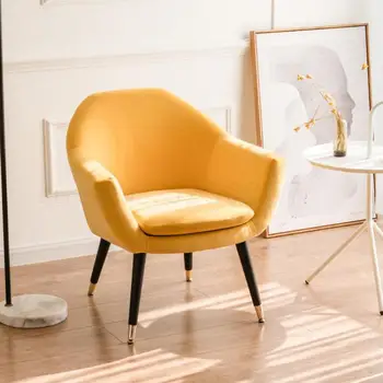 

Nordic Single Lazy Sofa Small Family Simple Modern Living Room Bedroom Mini Balcony Leisure Small Sofa Chair