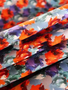 

145cm Width Cotton cotton cotton cotton cloth DIY handwork printed floral garment garment shirt fabric