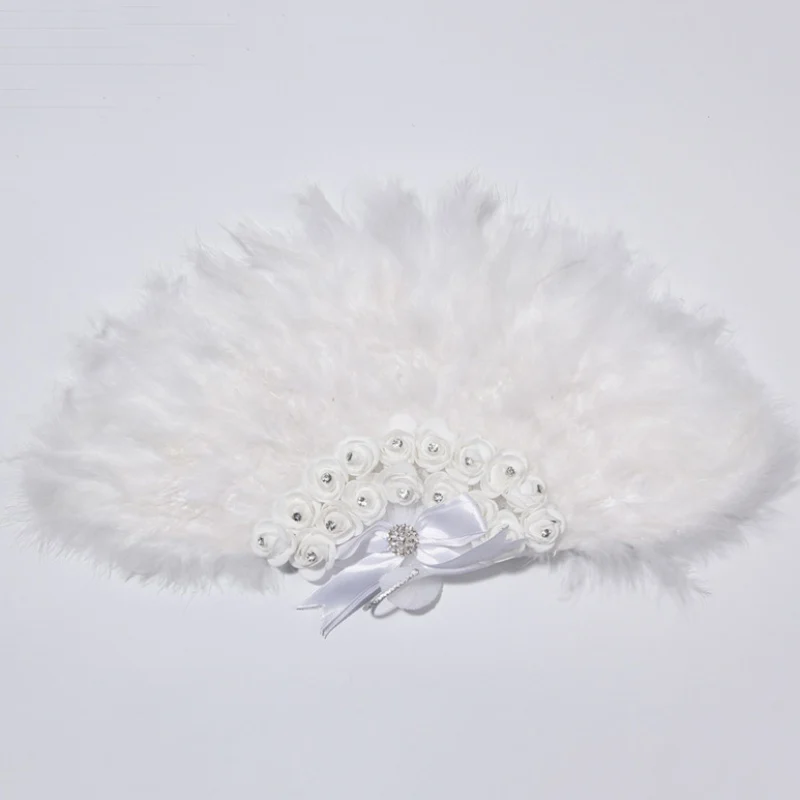 

Handheld Decorative Folding Lace Fans With Plastic Ribs Frame For Wedding Home Decoration Photo Props New x