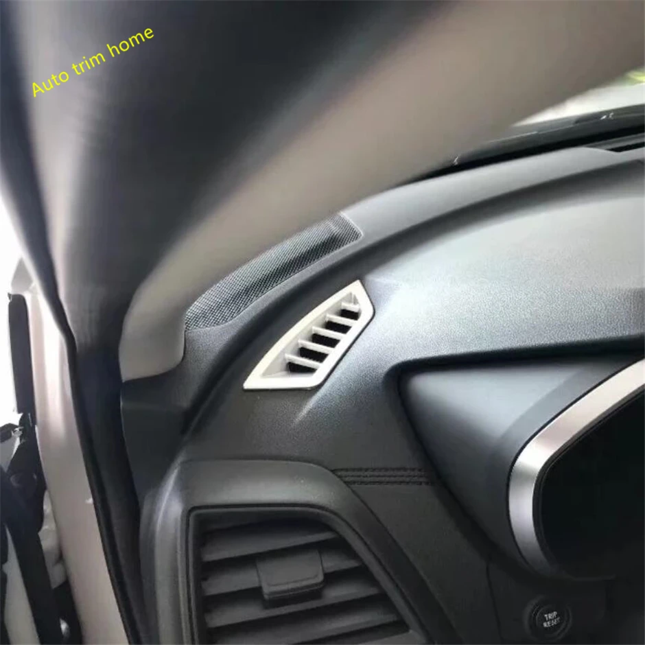 Lapetus Side Air Conditioning AC Outlet Vent Cover Kit Fit For Subaru XV Crosstrek 2017 - 2021 ABS Carbon Fiber Auto Accessories |