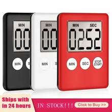 Timer-Digits Alarm Backing-Stand Kitchen-Accessories Magnetic Sports Loud with Lcd-Display