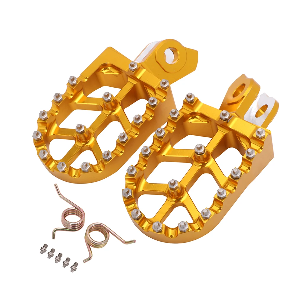 Подножка для ног мотоцикла для Suzuki RMZ250 RMZ450 RMZ 250 450 2008- RMX 450Z RMX450Z 2010 - Цвет: Золотой