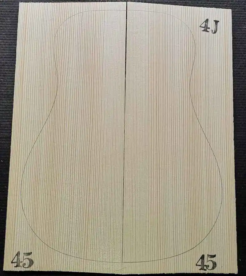 4# класс Picea Abies Alps ель гитара из твердой древесины топ 41 дюймов DIY деревянная гитарная панель ручной работы материал для изготовления гитар 4,5*215*5 - Цвет: GERSP-4J45
