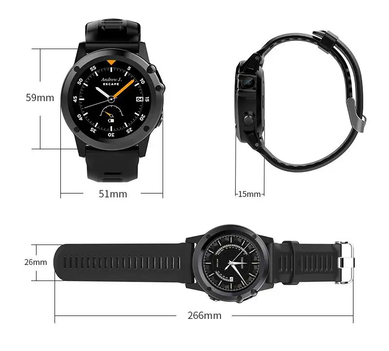Смарт-часы H1, Android 4,4, водонепроницаемые, 1,39 дюймов, MTK6572, BT 4,0, 3G, Wifi, gps, SIM, для Android, IOS, для телефона, умные часы, мужские, беспроводные устройства