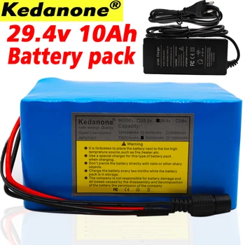 

original 29.4V 10ah 7S5P battery pack 15A BMS 250w 29.4V 10000mAh battery pack for wheelchair motor electric power+2A charger