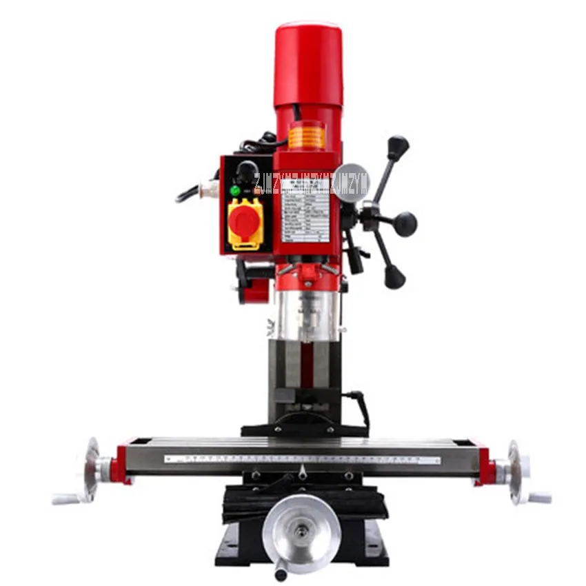 XD9512 High Precision Drilling And Milling Machine Multi-functional Milling Machine Household Small Bench Drill 220V 750W MT#3
