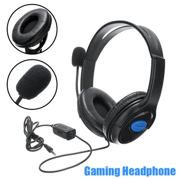 

Pohiks 1pc Wired Gaming Stereo Headset Headphone High Sensitivity Earphone + Microphone Voice Control For PS4 PlayStation 4