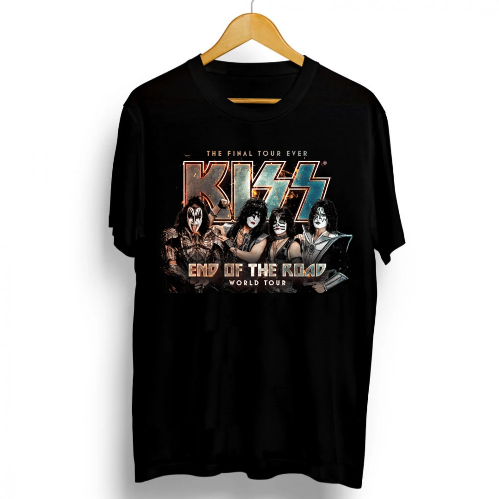 Modis Kiss Band Rock Huruf Poster Pria 