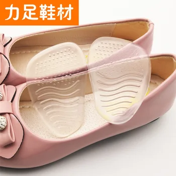 

Half code pad PU forefoot pad transparent thickening non-slip ladies high heels front half pad with adhesive silicone insole