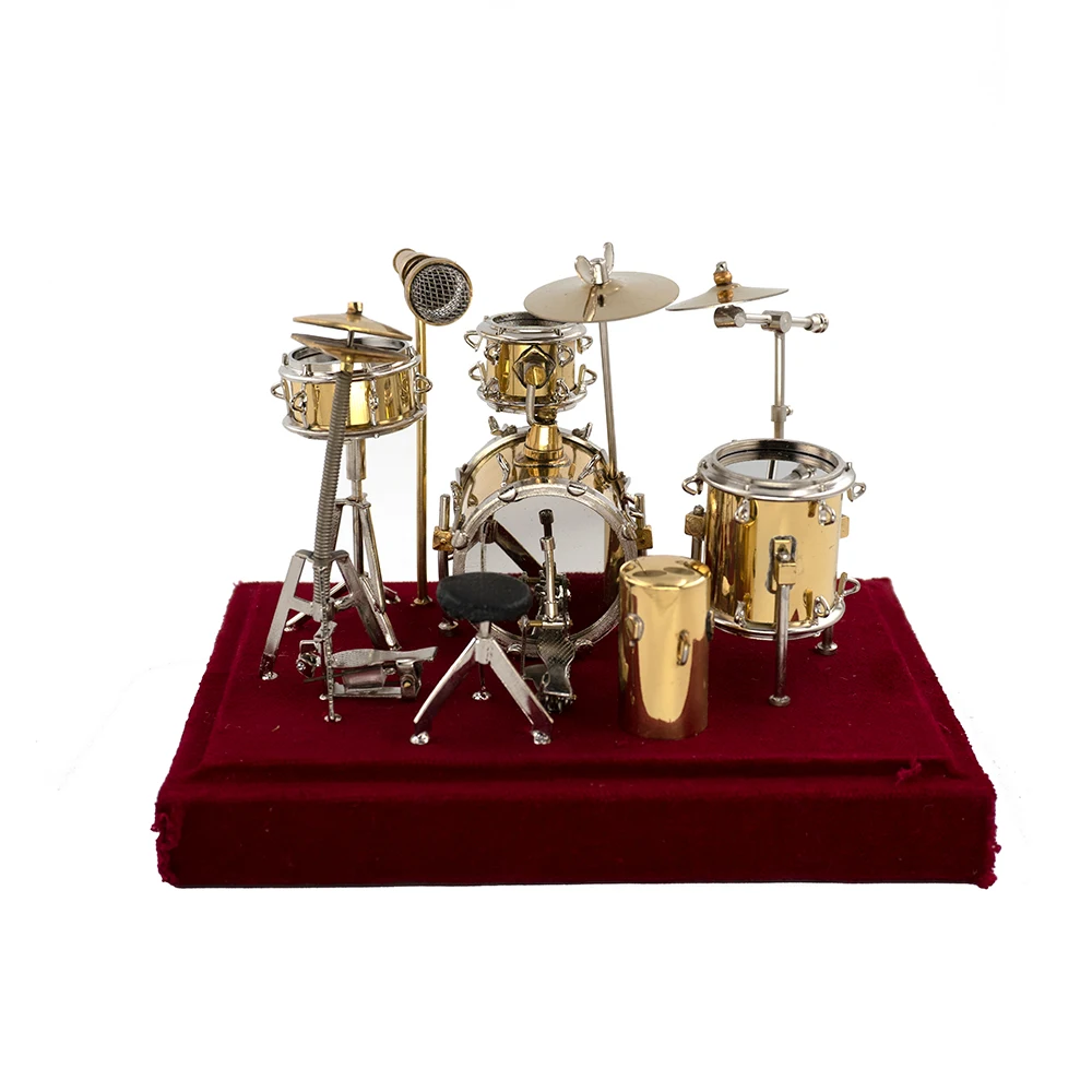 Miniature Jazz Drum Kit Model Mini Microphone Cymbal Musical Instrument  1/12 Dollhouse Accessories 1/6 Action Figure Decoration - Figurines &  Miniatures - AliExpress