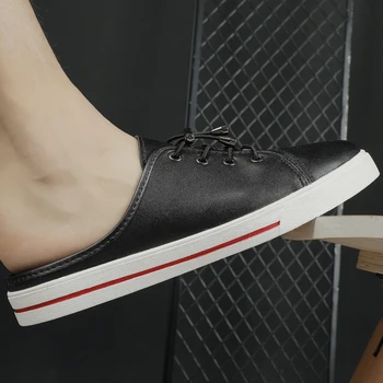 

Summer Shoes Men's Slipper Soft Work Casual Shoes Men genuine leather Flip-flops breathable Outdoor Fashion Beach Sandals men