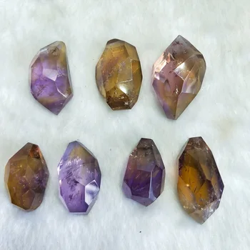 

AAAA 100% Natural Yellow Amethyst Stone Pendant Reiki Chakra Necklaces Jewelry Each product has colored crystals