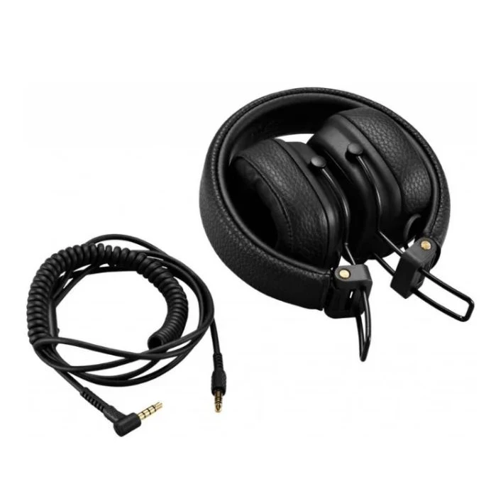 Гарнитура накладные Marshall Major III 1.2м черный проводные