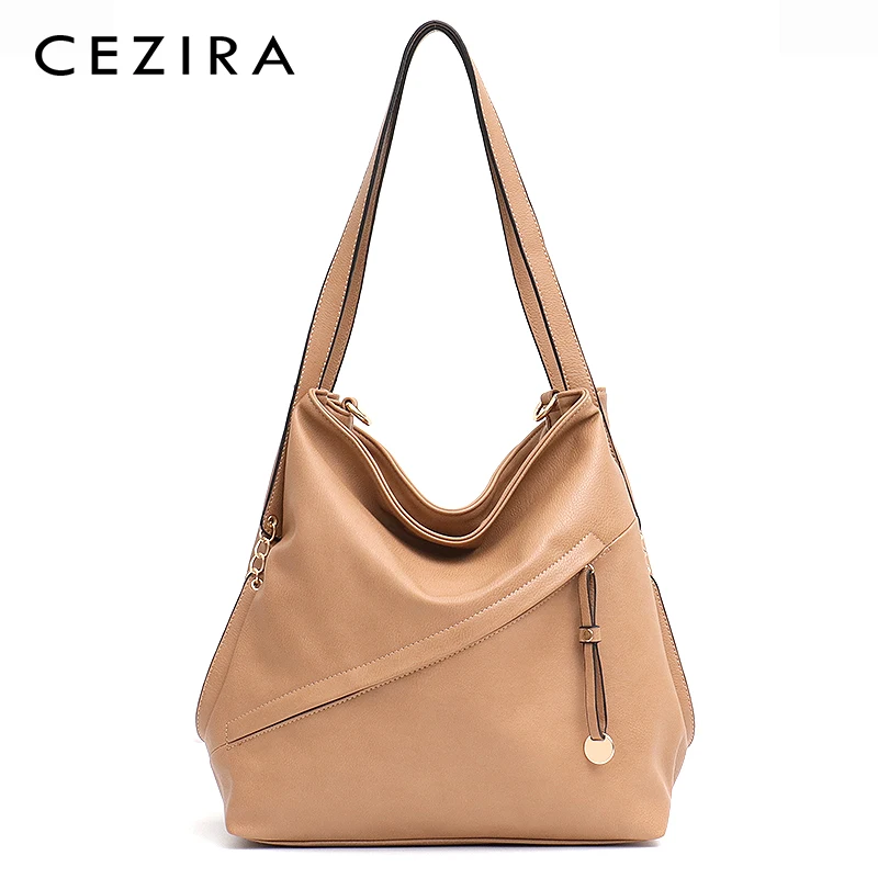 vegan leather tote with zipper