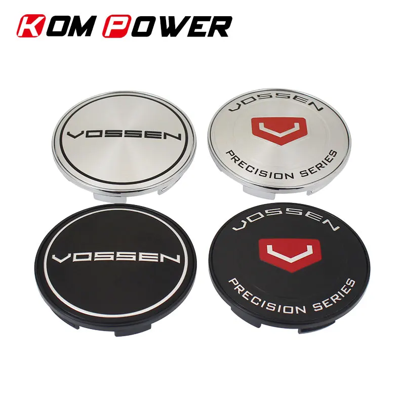 

4pcs 68MM Center Caps VOSSEN Logo Emblem Badge Wheel Center Hub Caps Wheel Cover Cap Centre Base For VOSSEN Car Accessories