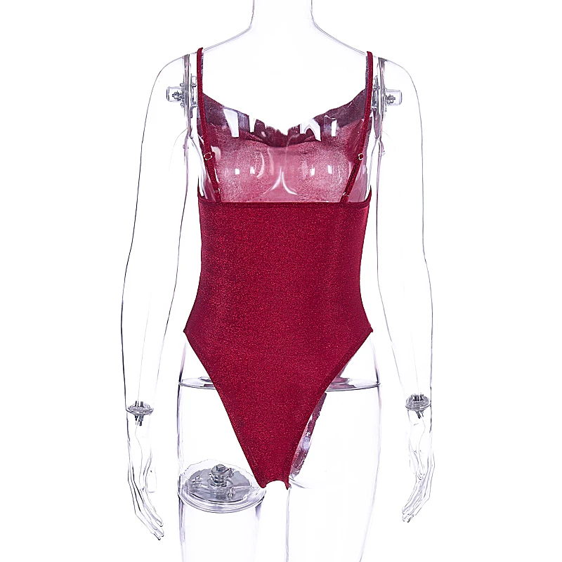 2020 Spring Summer Women Skinny Bodysuits Strap Solid Color Backless Rompers Sexy Night Jumpsuits Club One Piece Outfit GL1640K