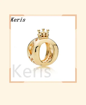

100% 925 sterling silver 767401 glitter Crown the charm original female granular marriage fashion jewelry