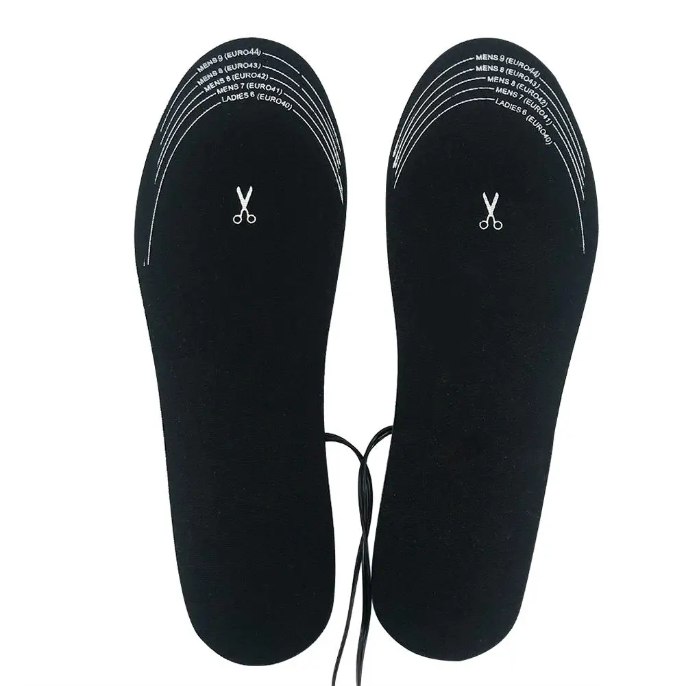 USB с подогревом обуви кроссовки стельки ноги согревающий конверт моющиеся зимние; теплые; термо Коврик для спорта на открытом воздухе обогрев грелка аксессуары
