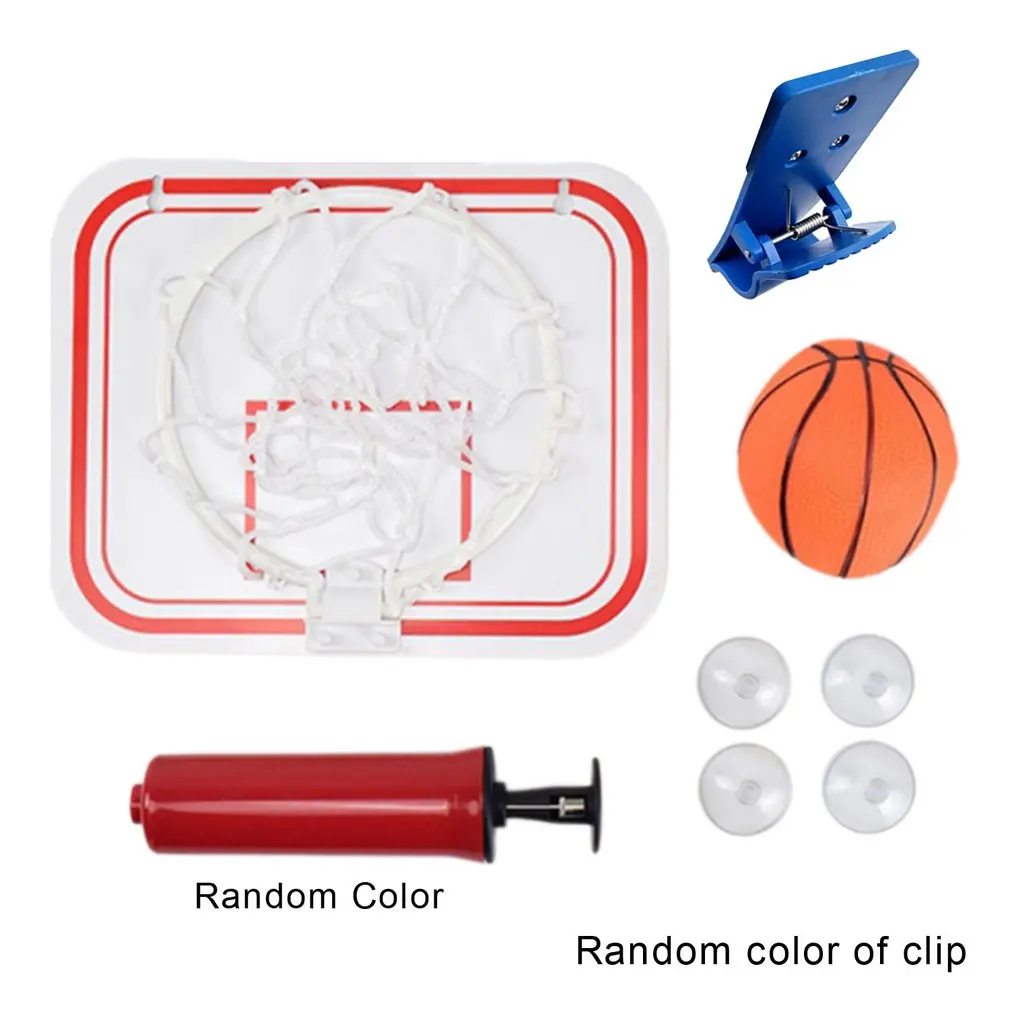 

Indoor Folding Portable Suspension Free Punch MINI Plastic Basketball Frame basketball set Mini Basketball Net Game Hoop Ring