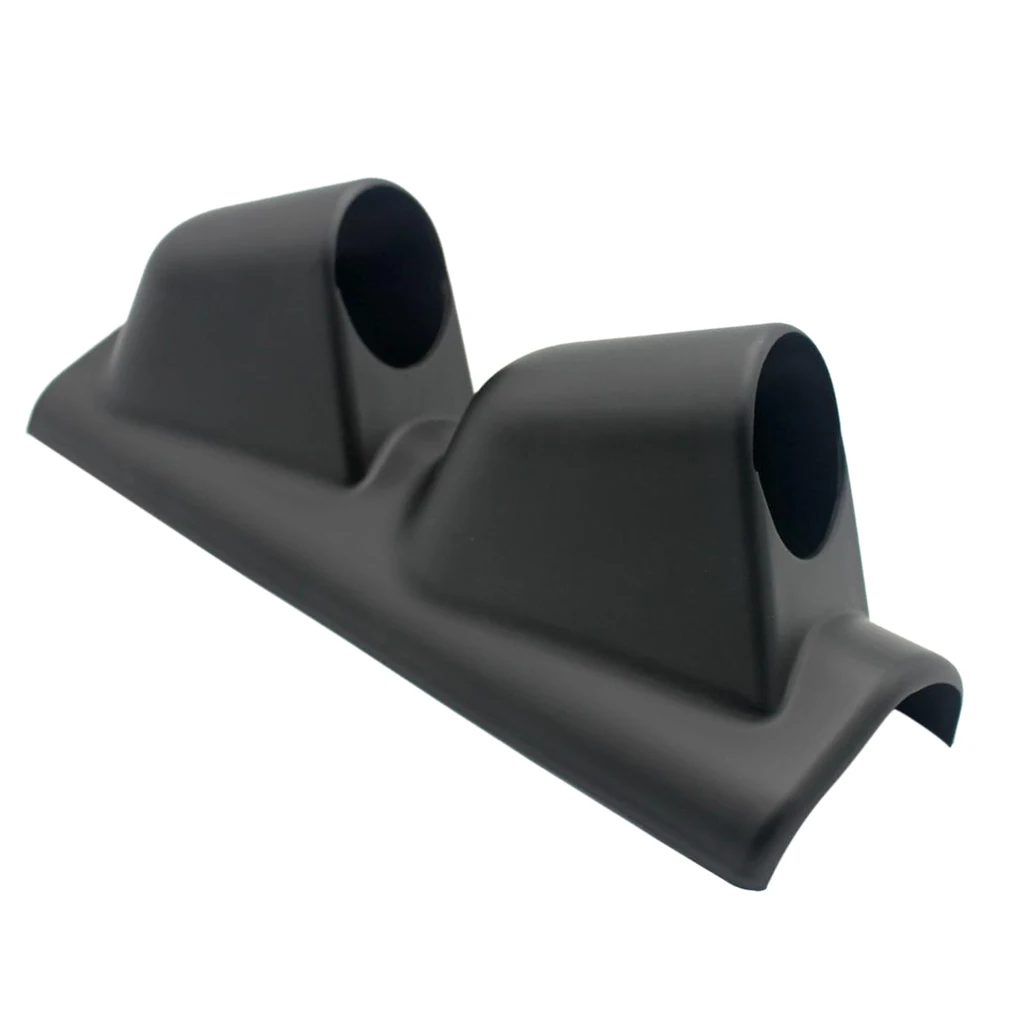 Replacement Car 2 Inch 52mm Dual Holes Dash Gauge Pod Mounting Holder Black