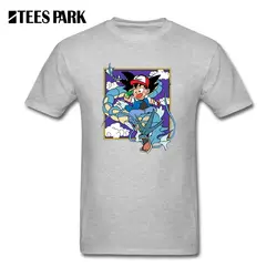 Футболка Camisetas Masculina Dragon Ball Pokemon забавные мужские футболки с круглым вырезом и короткими рукавами скидка подростковые индивидуальные