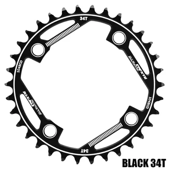 

104bcd Mountain Bike Round Ellipse Narrow Sprocket Teeth 32-38t Bicycle Sprocket Excellent Workmanship Easy Installation