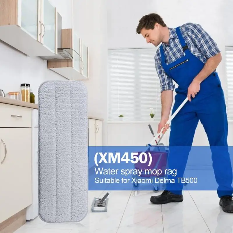 2 шт. Замените швабры тряпки Тряпки Для Xiaomi Mijia Deerma 360 Поворотный со спреем Швабра чистящая ткань голова Деревянный Углеволокно