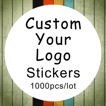 

1000PCS Custom Stickers Wedding Stickers personalized Paper stickers Personalize LOGO，Clear,transparent,kraft, adhesive ,round