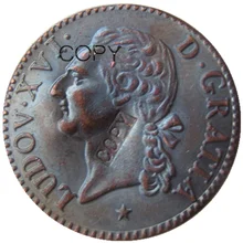 Франция 1788 Вт Медные копии монет