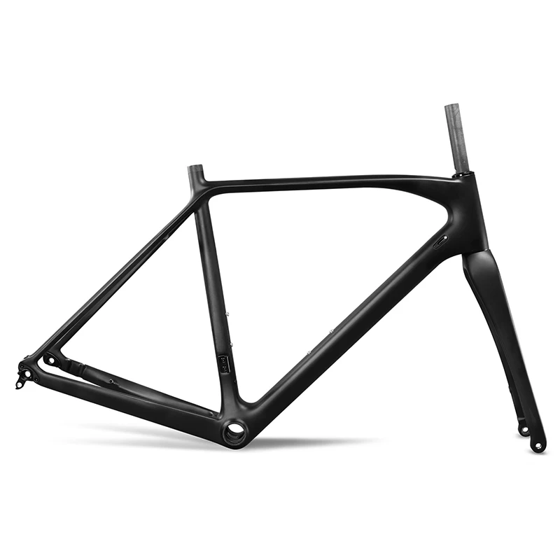 Плоская оправа велосипеда Cyclocross из углеродного волокна дисковый тормоз легкий