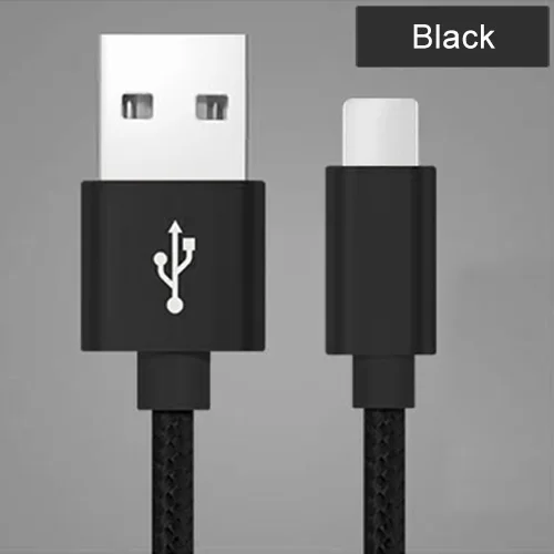 Black VOXLINK USB кабель 8Pin нейлоновая оплетка для iphone x 8s 7s Быстрая Зарядка Синхронизация данных USB кабель для iphone xs max 8 8Plus 7 6 6s ipad - Цвет: Black
